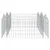 Produktbild 4 för Upphöjd planteringsgabion 200x100x50 cm galvaniserat järn