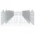 Produktbild 4 för Upphöjd planteringsgabion 800x100x50 cm galvaniserat järn