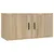 Produktbild 2 för Väggmonterad tv-bänk sonoma-ek 80x34,5x40 cm