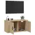 Produktbild 5 för Väggmonterad tv-bänk sonoma-ek 80x34,5x40 cm
