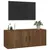 Produktbild 4 för Väggmonterad tv-bänk brun ek 100x34,5x40 cm