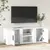 Produktbild 3 för Tv-bänk vit 100x31,5x35 cm konstruerat trä