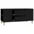 Produktbild 6 för Tv-bänk svart 102x44,5x50 cm konstruerat trä