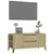 Produktbild 4 för Tv-bänk sonoma-ek 102x44,5x50 cm konstruerat trä