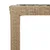 Produktbild 5 för Trädgårdsbord med glasskiva beige konstrotting&härdat glas