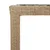 Produktbild 5 för Trädgårdsbord med glasskiva beige konstrotting&härdat glas