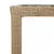 Produktbild 5 för Trädgårdsbord med glasskiva beige konstrotting&härdat glas
