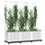 Produktbild 3 för Odlingslåda med spaljé vit 120x40x136 cm PP