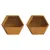 Produktbild 2 för Odlingslådor för vägg 2 st rosttrögt stål 30x10x25 cm