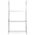 Produktbild 5 för Däckställ 3 hyllplan silver 4 st 110x40x200 cm stål