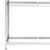 Produktbild 7 för Däckställ 3 hyllplan silver 4 st 110x40x200 cm stål