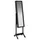 Fristående spegel svart 34x37x146 cm