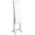 Produktbild 2 för Fristående spegel med LED vit 34x37x146 cm