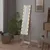 Produktbild 3 för Fristående spegel med LED vit 34x37x146 cm