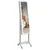 Produktbild 6 för Fristående spegel med LED vit 34x37x146 cm