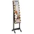 Produktbild 6 för Fristående spegel med LED svart 34x37x146 cm
