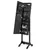 Produktbild 7 för Fristående spegel med LED svart 34x37x146 cm