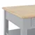 Produktbild 6 för Soffbord grå 100x50x41,5 cm massivt kejsarträ