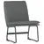 Produktbild 2 för Loungestol mörkgrå 52x75x76 cm tyg