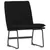 Produktbild 2 för Loungestol svart 52x75x76 cm tyg