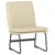 Produktbild 2 för Loungestol gräddvit 52x75x76 cm tyg