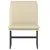 Produktbild 3 för Loungestol gräddvit 52x75x76 cm tyg