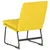 Produktbild 5 för Loungestol ljusgul 52x75x76 cm tyg