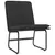 Produktbild 2 för Loungestol svart 54x75x76 cm konstläder
