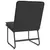 Produktbild 5 för Loungestol svart 54x75x76 cm konstläder
