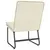 Produktbild 5 för Loungestol gräddvit 54x75x76 cm konstläder