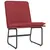 Produktbild 2 för Loungestol vinröd 54x75x76 cm konstläder