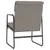 Produktbild 5 för Loungestol taupe 55x64x80 cm tyg