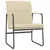 Produktbild 2 för Loungestol gräddvit 55x64x80 cm tyg