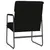 Produktbild 5 för Loungestol svart 55x64x80 cm konstläder