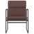 Produktbild 3 för Loungestol brun 55x64x80 cm konstläder