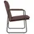 Produktbild 4 för Loungestol brun 55x64x80 cm konstläder