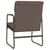 Produktbild 5 för Loungestol brun 55x64x80 cm konstläder