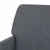 Produktbild 6 för Fåtölj mörkgrå 62x79x79 cm sammet
