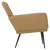 Produktbild 4 för Fåtölj brun 62x79x79 cm sammet
