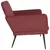 Produktbild 4 för Bänk vinröd 107x80x81 cm konstläder