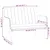 Produktbild 8 för Bänk vinröd 107x80x81 cm konstläder