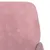 Produktbild 6 för Fåtölj rosa 62x79x79 cm sammet