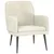 Produktbild 2 för Loungestol gräddvit 62x79x79 cm sammet