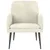 Produktbild 3 för Loungestol gräddvit 62x79x79 cm sammet