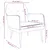 Produktbild 8 för Loungestol gräddvit 62x79x79 cm sammet
