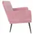 Produktbild 4 för Bänk rosa 108x79x79 cm sammet