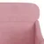 Produktbild 6 för Fåtölj rosa 63x76x80 cm sammet