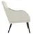 Produktbild 4 för Fåtölj gräddvit 63x76x80 cm sammet