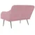 Produktbild 5 för VidaXL Bänk rosa 110x76x80 cm sammet