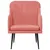 Produktbild 3 för Fåtölj rosa 63x76x80 cm sammet